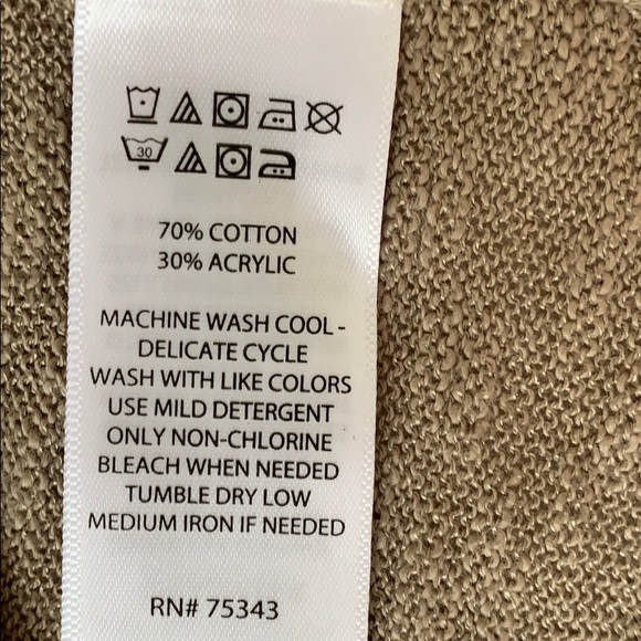 BNWT -“BETWEEN YOU AND ME” TAUPE OVERSIZED SWEATER - Picture 4 of 8